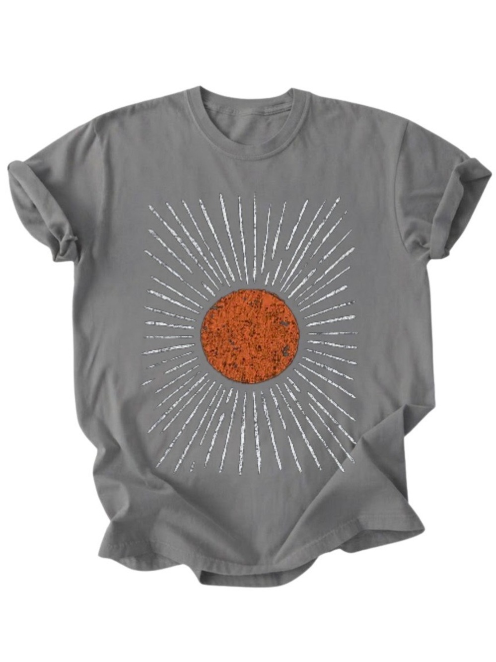 Sunburst Celestial Art Graphic Cotton Gildan T-Shirt